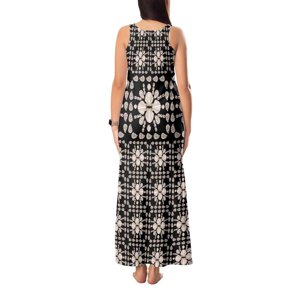 Aloha Hawaii Shell Quilt Tank Maxi Dress Seamless Style LT14 - Polynesian Pride