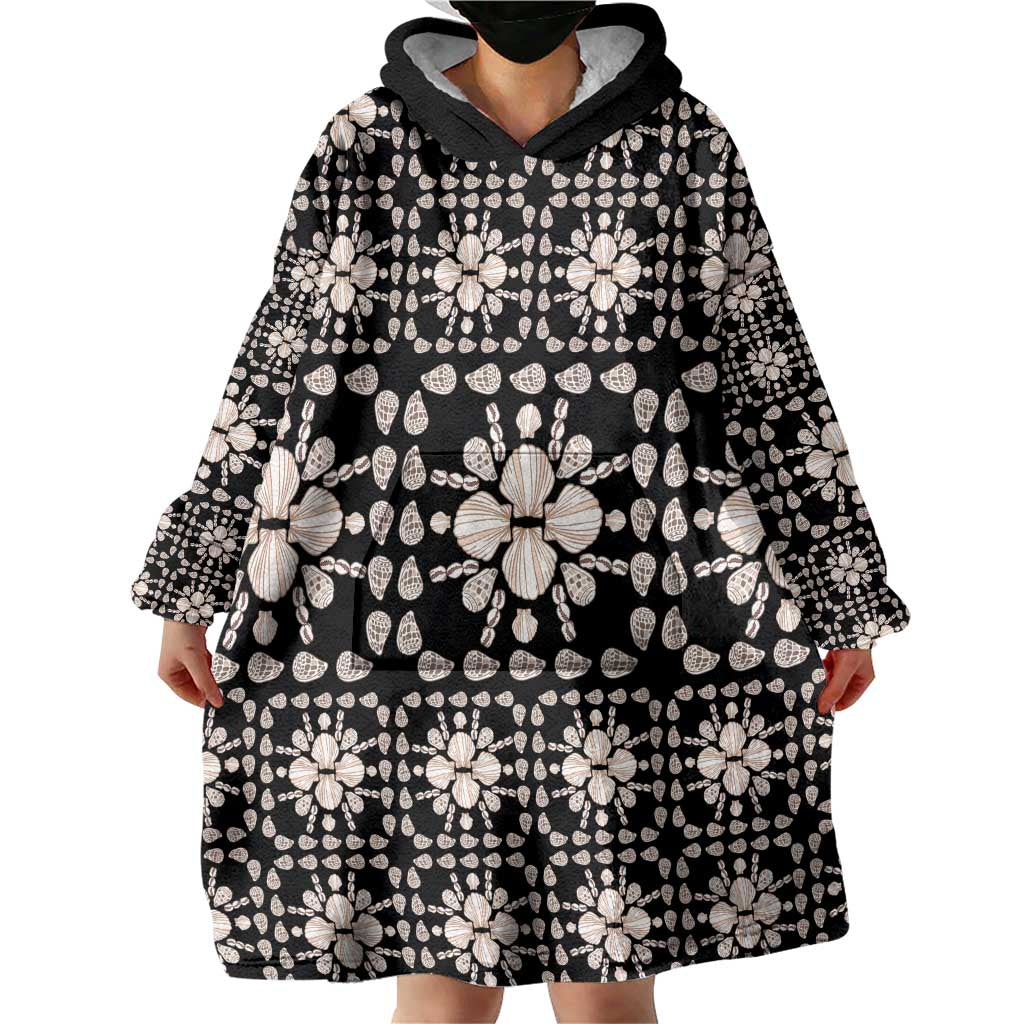 Aloha Hawaii Shell Quilt Wearable Blanket Hoodie Seamless Style - Polynesian Pride