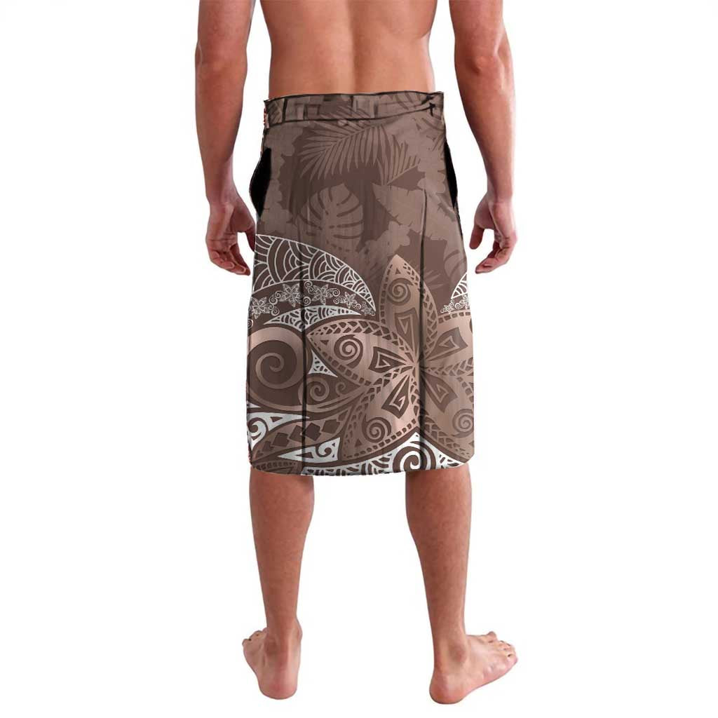Mocha Mousse Polynesian Tribal Frangipani Tropical Vibe Lavalava