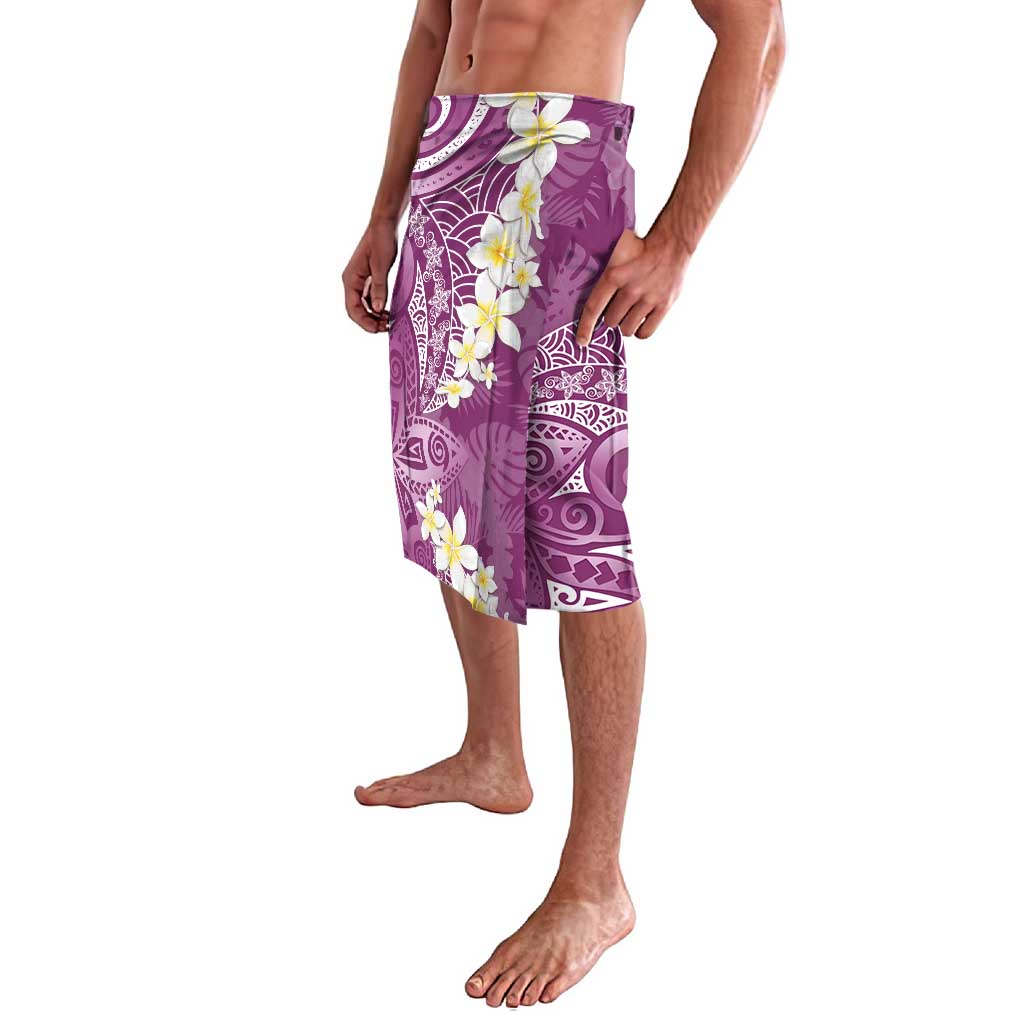 Pink Polynesian Tribal Frangipani Tropical Vibe Lavalava