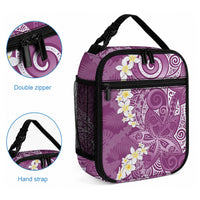 Pink Polynesian Tribal Frangipani Tropical Vibe Lunch Bag LT14 - Polynesian Pride