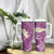 Pink Polynesian Tribal Frangipani Tropical Vibe Tumbler With Handle