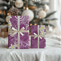 Pink Polynesian Tribal Frangipani Tropical Vibe Wrapping Paper LT14 - Polynesian Pride