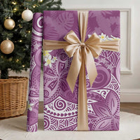 Pink Polynesian Tribal Frangipani Tropical Vibe Wrapping Paper LT14 - Polynesian Pride