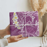 Pink Polynesian Tribal Frangipani Tropical Vibe Wrapping Paper LT14 - Polynesian Pride