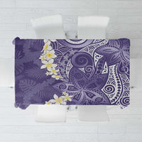 Violet Polynesian Tribal Frangipani Tropical Vibe Tablecloth LT14 Violet - Polynesian Pride