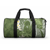 Green Polynesian Tribal Frangipani Tropical Vibe Duffle Bag LT14 One size Green - Polynesian Pride