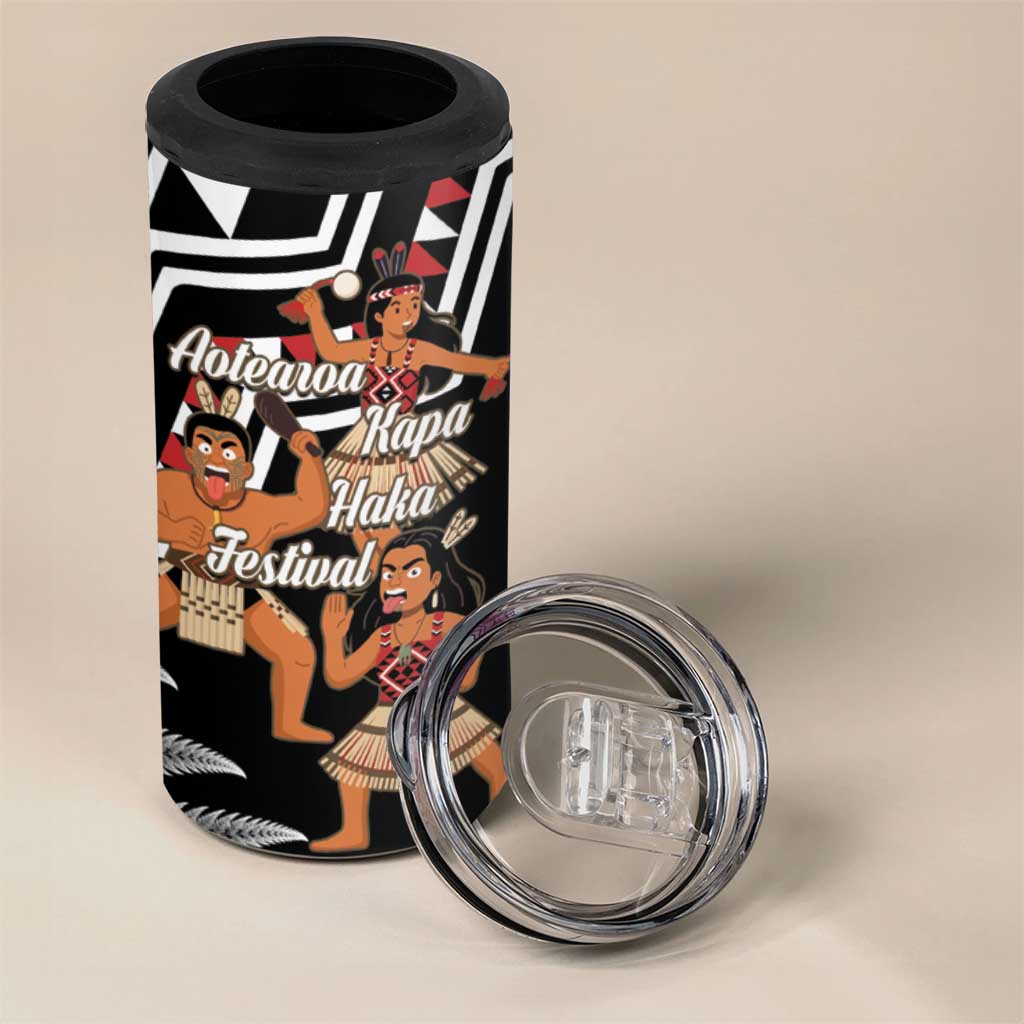 Aotearoa Kapa Haka 4 in 1 Can Cooler Tumbler 2025 Festival - Traditional Maori Dance LT14 - Polynesian Pride