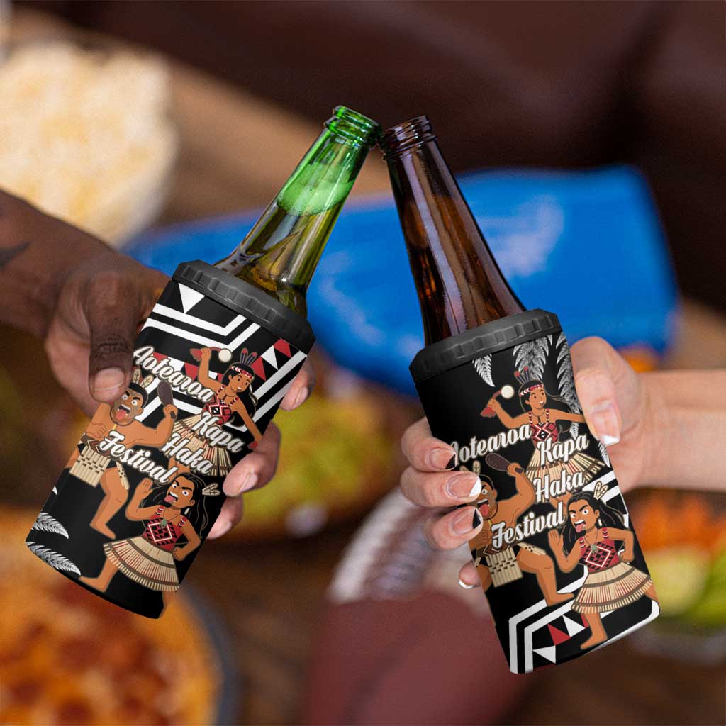 Aotearoa Kapa Haka 4 in 1 Can Cooler Tumbler 2025 Festival - Traditional Maori Dance LT14 - Polynesian Pride