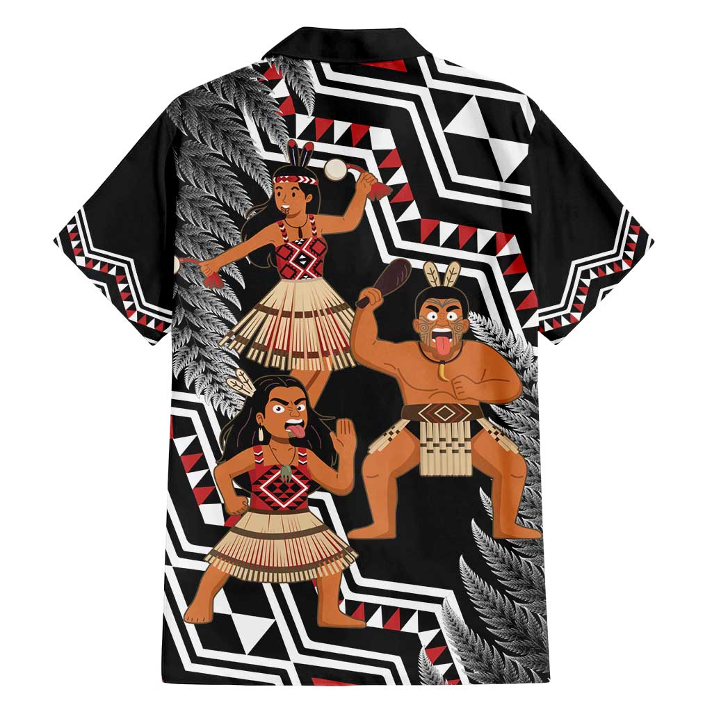 Aotearoa Kapa Haka Family Matching Off Shoulder Short Dress and Hawaiian Shirt 2025 Festival - Traditional Maori Dance LT14 - Polynesian Pride