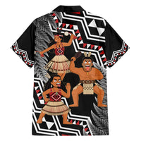 Aotearoa Kapa Haka Family Matching Off Shoulder Short Dress and Hawaiian Shirt 2025 Festival - Traditional Maori Dance LT14 - Polynesian Pride