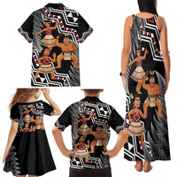 Aotearoa Kapa Haka Family Matching Tank Maxi Dress and Hawaiian Shirt 2025 Festival - Traditional Maori Dance LT14 - Polynesian Pride