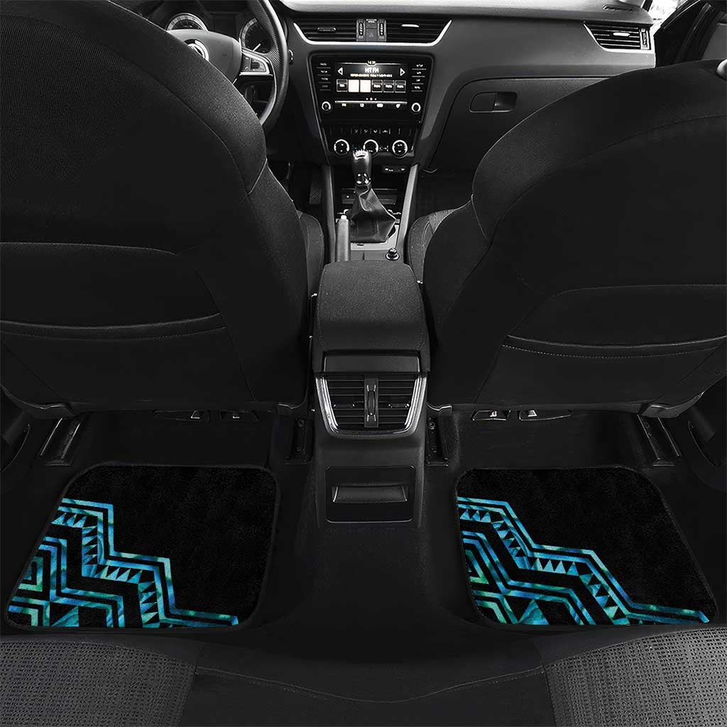 Aotearoa Taniko Paua Shell With Hei Tiki Car Mats