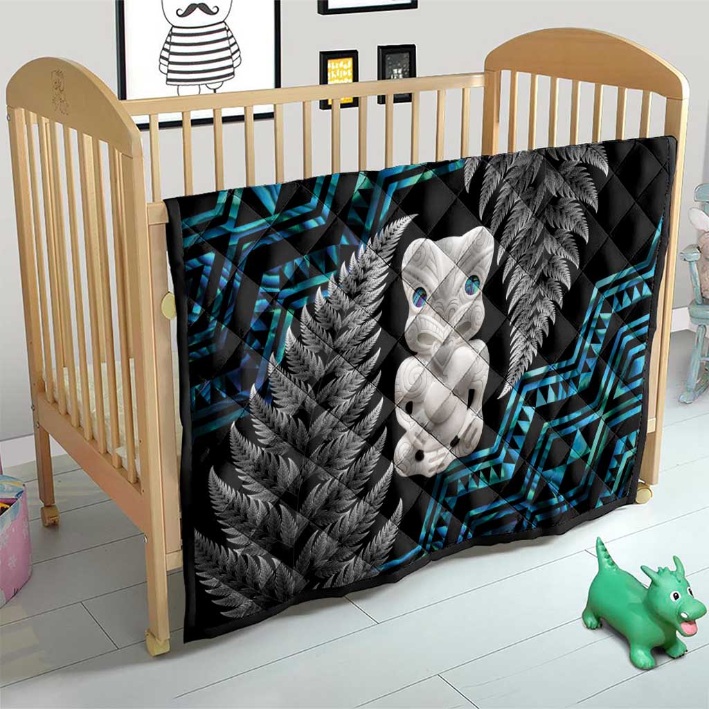 Aotearoa Taniko Paua Shell With Hei Tiki Quilt LT14 - Polynesian Pride