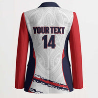 AS Venus Tahiti Football Custom Blazer Go Champions Polynesian Pattern