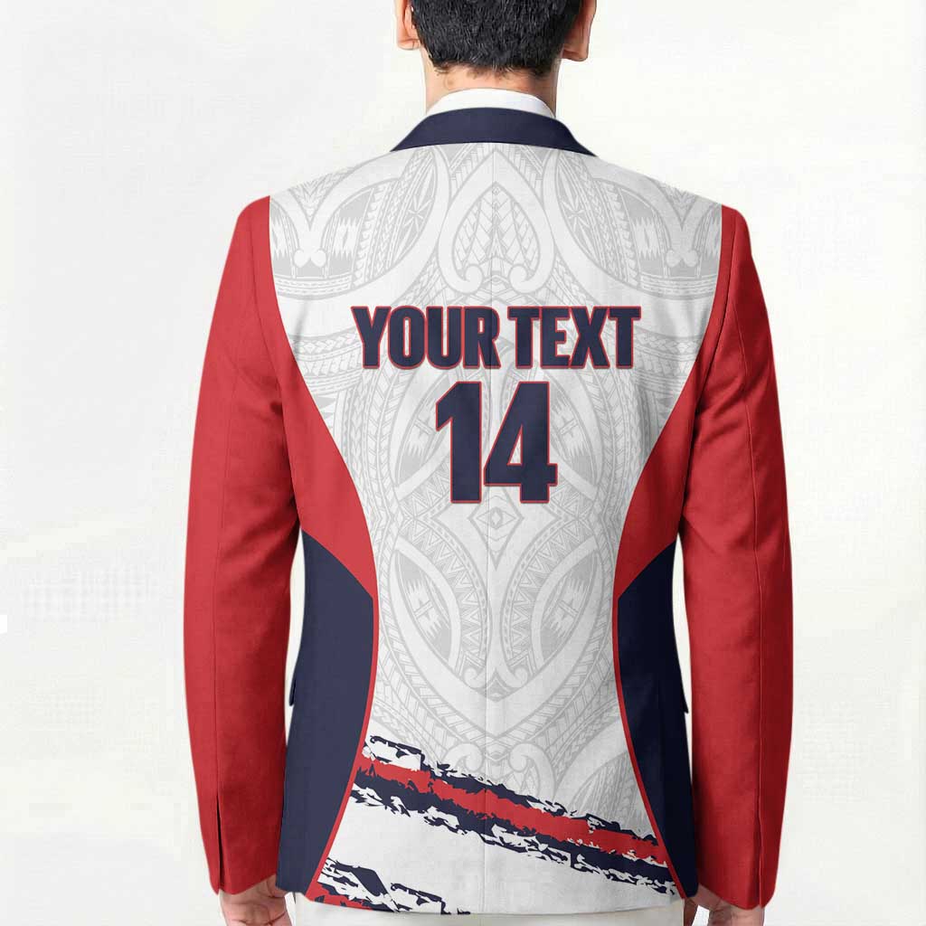 AS Venus Tahiti Football Custom Blazer Go Champions Polynesian Pattern