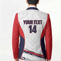 AS Venus Tahiti Football Custom Blazer Go Champions Polynesian Pattern