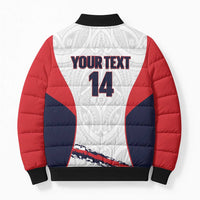 AS Venus Tahiti Football Custom Bomber Puffer Jacket Go Champions Polynesian Pattern