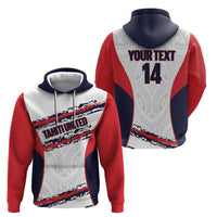 AS Venus Tahiti Football Custom Hoodie Go Champions Polynesian Pattern