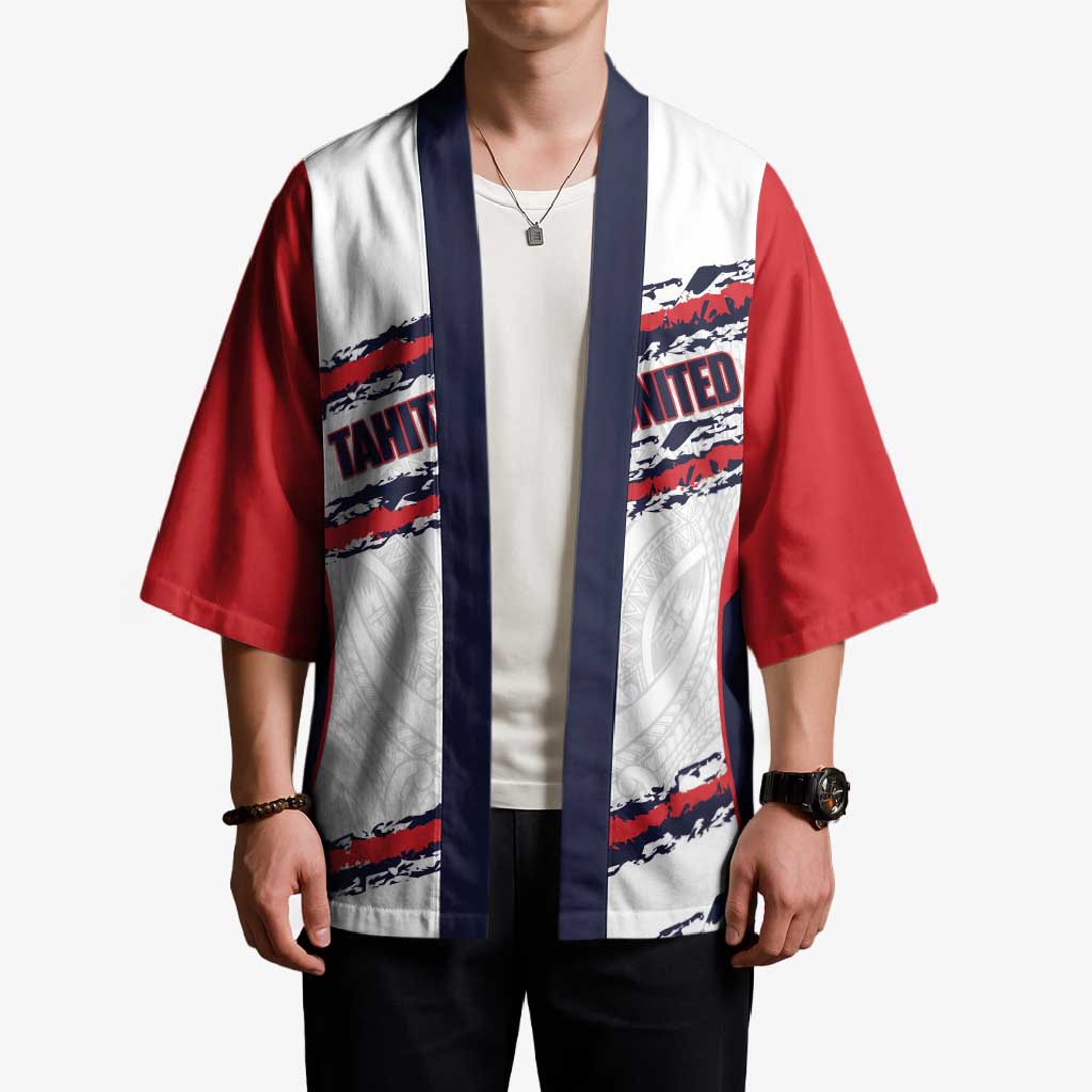 AS Venus Tahiti Football Custom Kimono Go Champions Polynesian Pattern