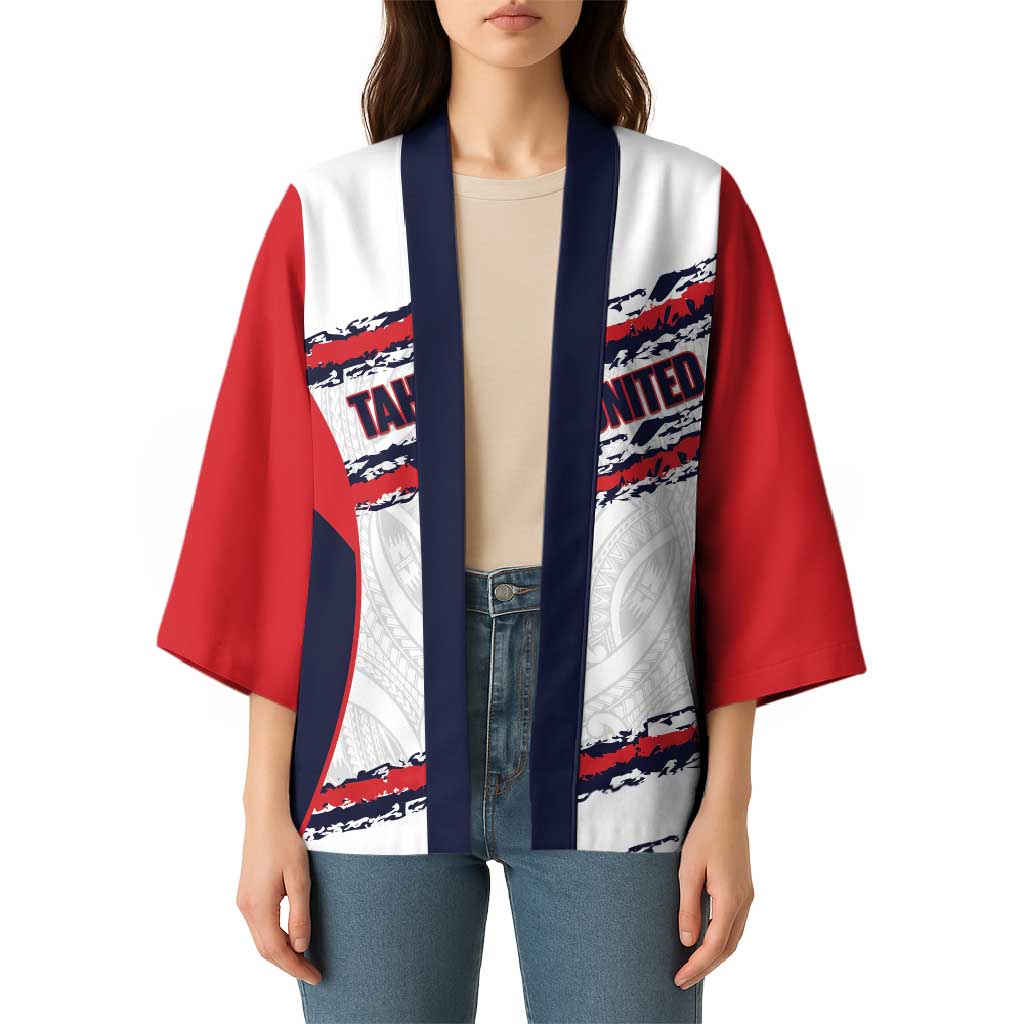 AS Venus Tahiti Football Custom Kimono Go Champions Polynesian Pattern