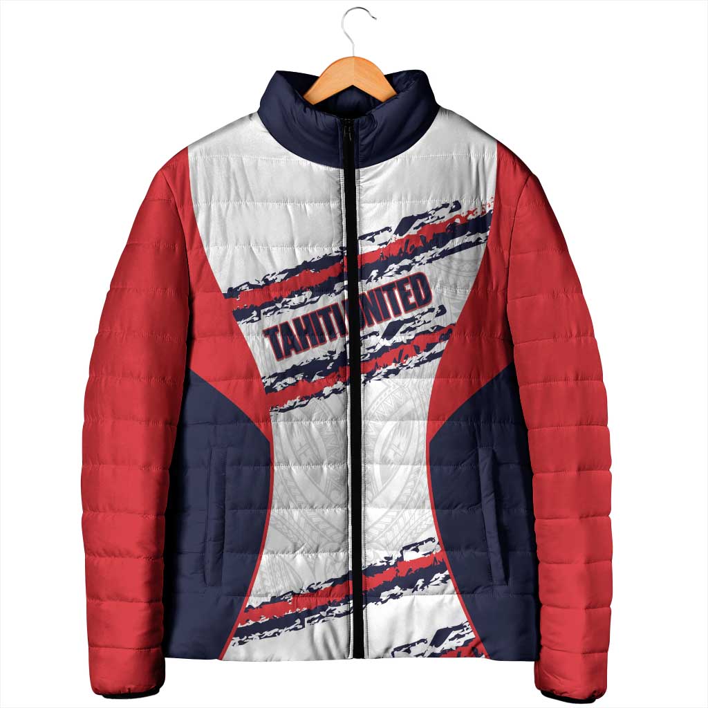 AS Venus Tahiti Football Custom Padded Jacket Go Champions Polynesian Pattern