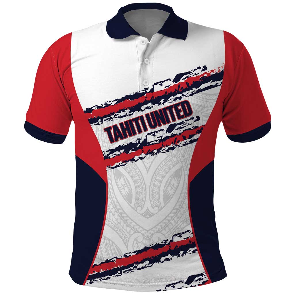 AS Venus Tahiti Football Custom Polo Shirt Go Champions Polynesian Pattern