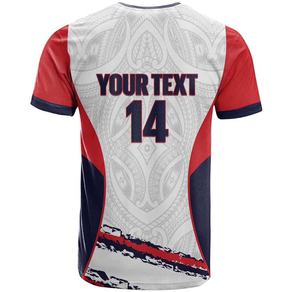 AS Venus Tahiti Football Custom T Shirt Go Champions Polynesian Pattern