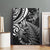 New Zealand Lizard Canvas Wall Art Silver Fern Aotearoa Maori