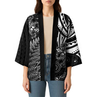 New Zealand Lizard Kimono Silver Fern Aotearoa Maori - Polynesian Pride
