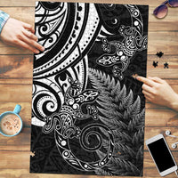New Zealand Lizard Puzzle Silver Fern Aotearoa Maori LT14 Black - Polynesian Pride