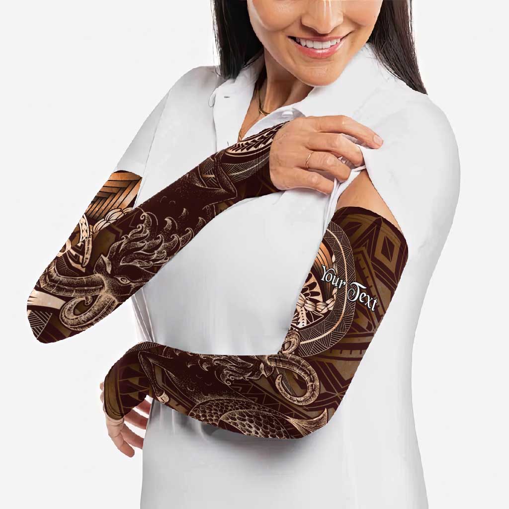 Personalised Polynesia Zodiac Capricorn Arm Sleeves Galaxy Polynesian Pattern Chest Tattoo Style