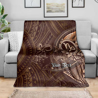 Personalised Polynesia Zodiac Capricorn Blanket Galaxy Polynesian Pattern Chest Tattoo Style LT14 - Polynesian Pride