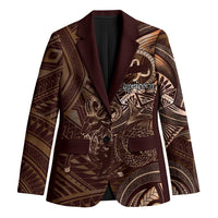 Personalised Polynesia Zodiac Capricorn Blazer Galaxy Polynesian Pattern Chest Tattoo Style