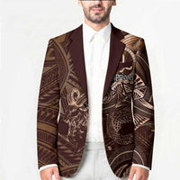 Personalised Polynesia Zodiac Capricorn Blazer Galaxy Polynesian Pattern Chest Tattoo Style