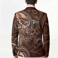 Personalised Polynesia Zodiac Capricorn Blazer Galaxy Polynesian Pattern Chest Tattoo Style