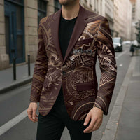 Personalised Polynesia Zodiac Capricorn Blazer Galaxy Polynesian Pattern Chest Tattoo Style