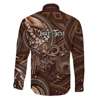 Personalised Polynesia Zodiac Capricorn Family Matching Tank Maxi Dress and Hawaiian Shirt Galaxy Polynesian Pattern Chest Tattoo Style LT14 - Polynesian Pride