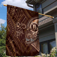 Personalised Polynesia Zodiac Capricorn Garden Flag Galaxy Polynesian Pattern Chest Tattoo Style