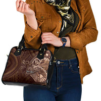 Personalised Polynesia Zodiac Capricorn Shoulder Handbag Galaxy Polynesian Pattern Chest Tattoo Style