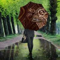 Personalised Polynesia Zodiac Capricorn Umbrella Galaxy Polynesian Pattern Chest Tattoo Style