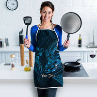 Personalised Polynesia Zodiac Pisces Apron Galaxy Polynesian Pattern Chest Tattoo Style