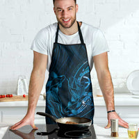 Personalised Polynesia Zodiac Pisces Apron Galaxy Polynesian Pattern Chest Tattoo Style