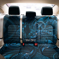 Personalised Polynesia Zodiac Pisces Back Car Seat Cover Galaxy Polynesian Pattern Chest Tattoo Style LT14 - Polynesian Pride
