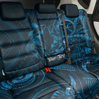 Personalised Polynesia Zodiac Pisces Back Car Seat Cover Galaxy Polynesian Pattern Chest Tattoo Style LT14 - Polynesian Pride