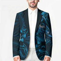 Personalised Polynesia Zodiac Pisces Blazer Galaxy Polynesian Pattern Chest Tattoo Style LT14 - Polynesian Pride