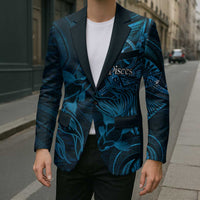 Personalised Polynesia Zodiac Pisces Blazer Galaxy Polynesian Pattern Chest Tattoo Style LT14 - Polynesian Pride
