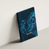 Personalised Polynesia Zodiac Pisces Canvas Wall Art Galaxy Polynesian Pattern Chest Tattoo Style LT14 - Polynesian Pride