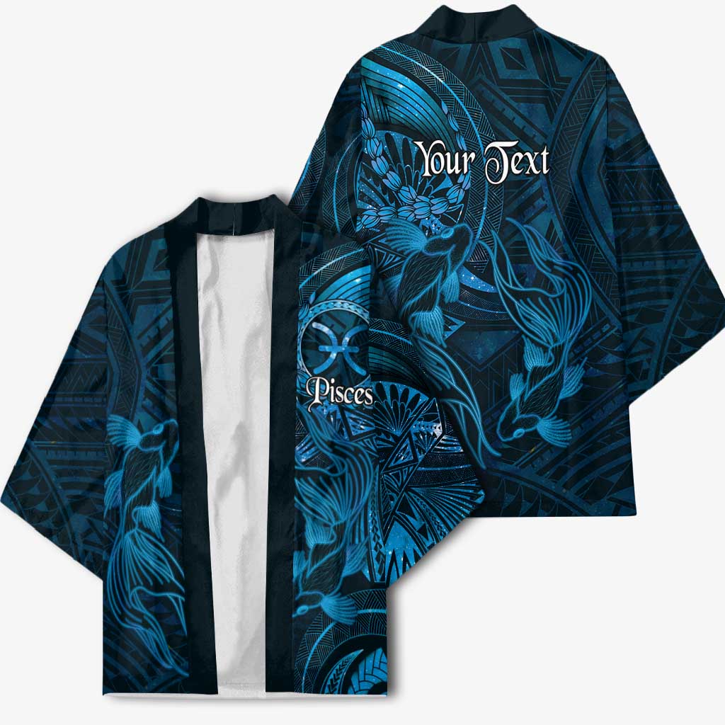 Personalised Polynesia Zodiac Pisces Kimono Galaxy Polynesian Pattern Chest Tattoo Style LT14 - Polynesian Pride