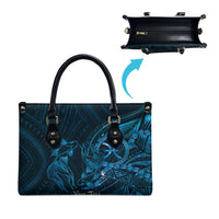 Personalised Polynesia Zodiac Pisces Leather Bag Galaxy Polynesian Pattern Chest Tattoo Style